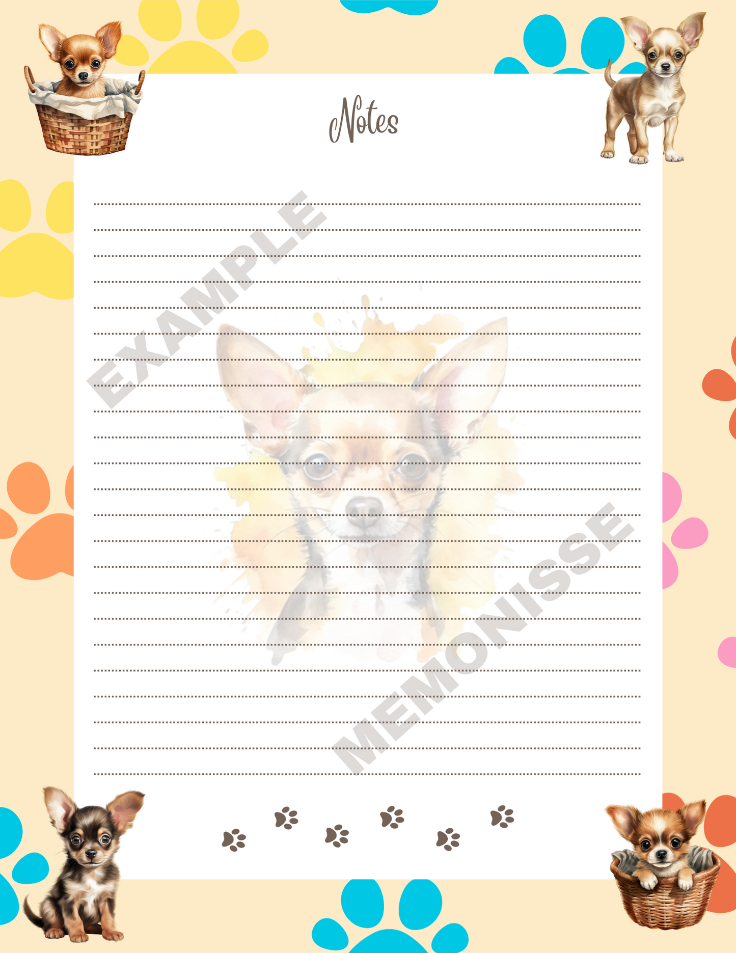 Chihuahua Notepad