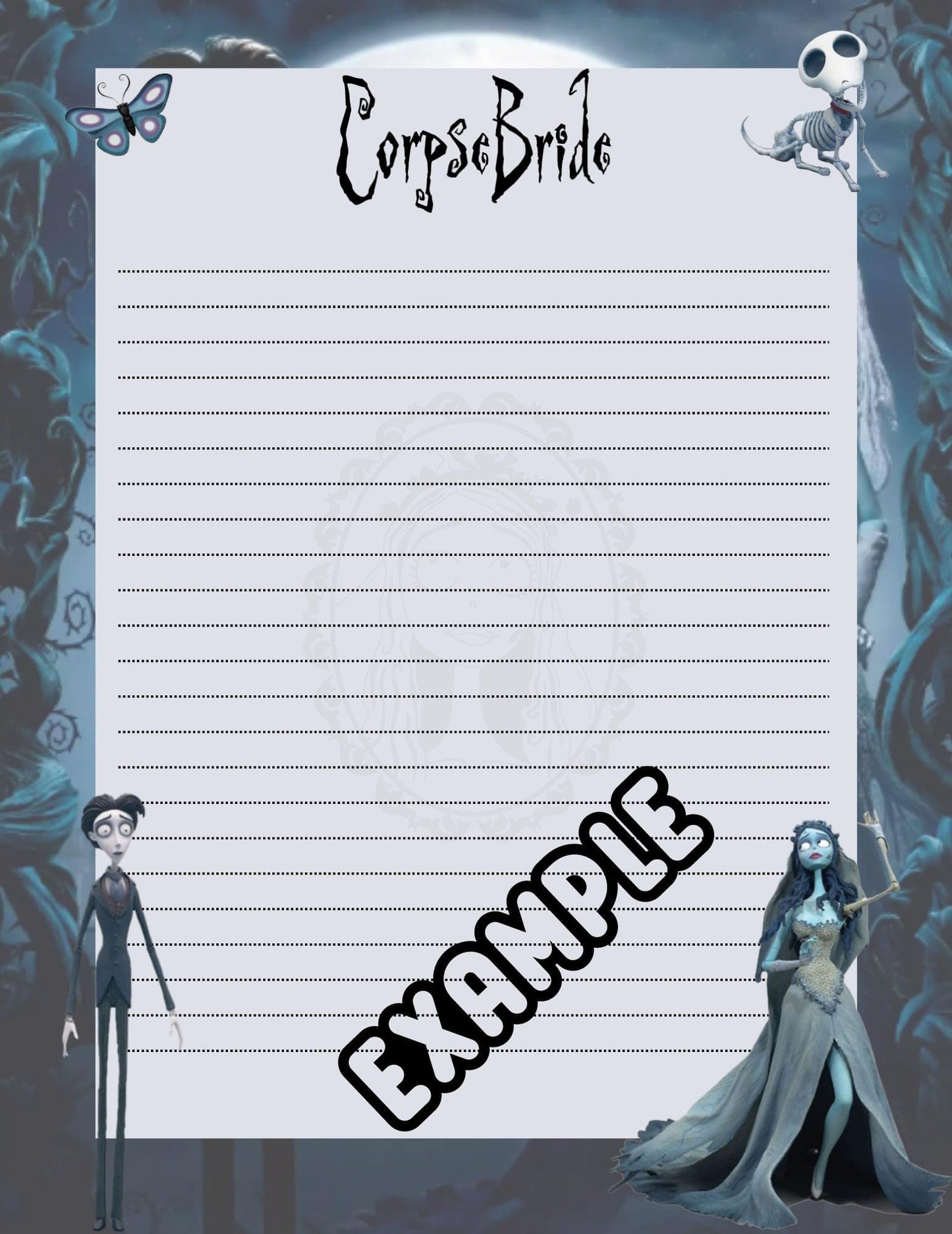 Corpse Bride Notepad