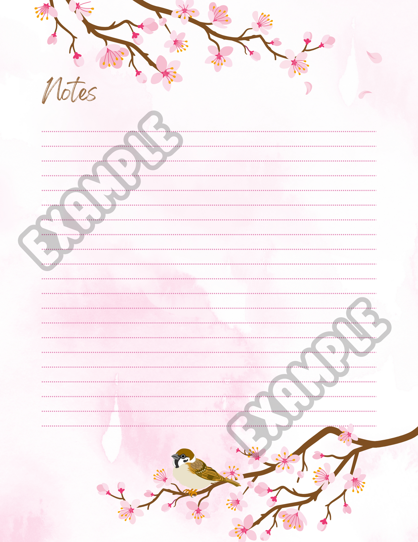 Pink Spring Cherry Blossom