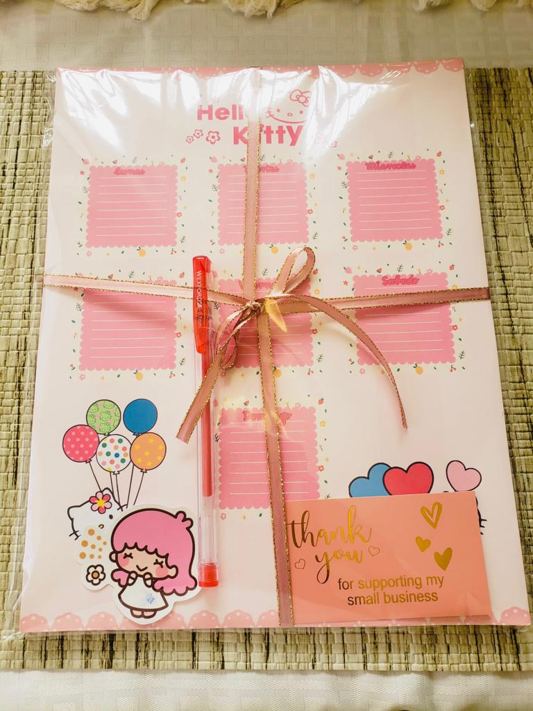 Hello Kitty Weekly Planner