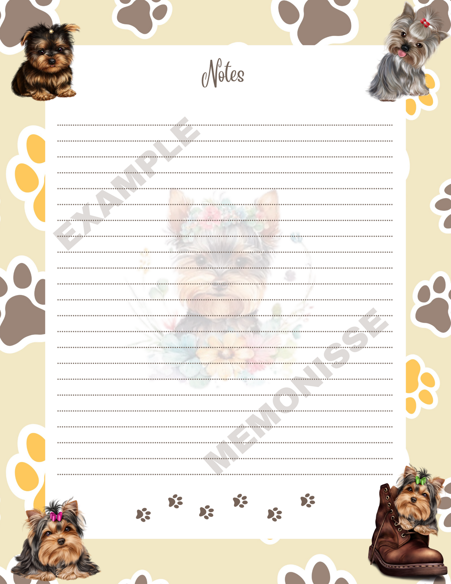 Yorkie Notepad