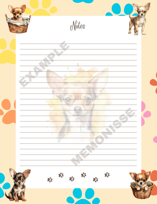 Chihuahua Notepad