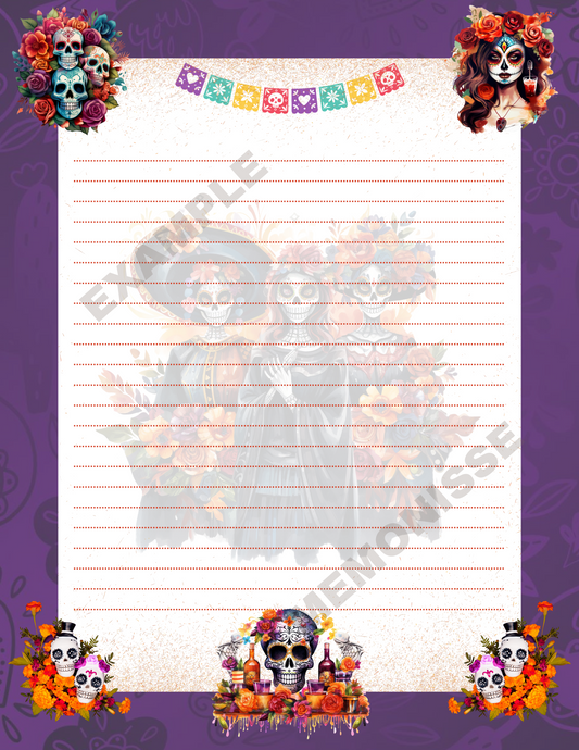 Day of the Dead Notepad