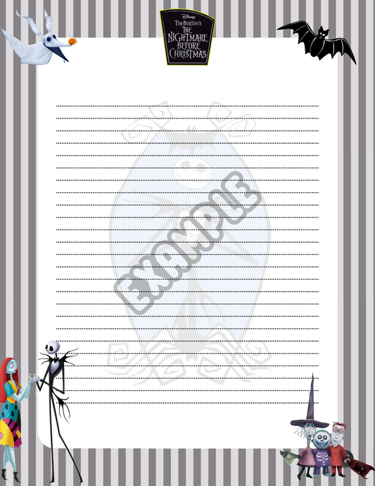 The Nightmare before Christmas Notepad