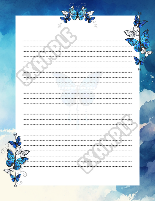 Blue butterflies