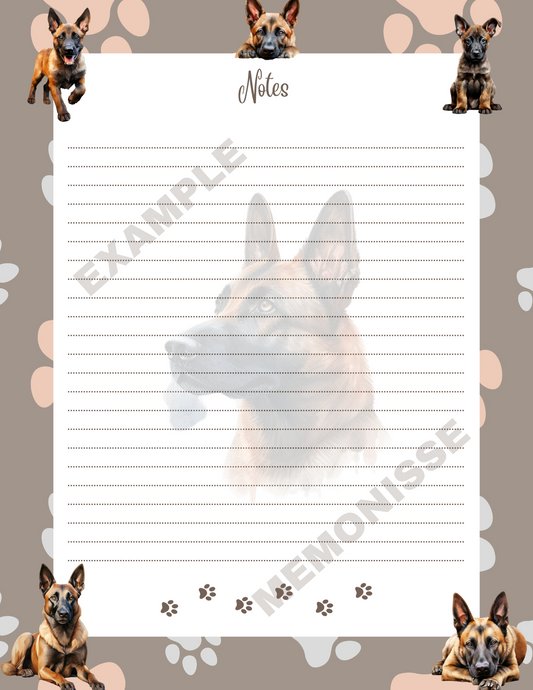Malinois Notepad!