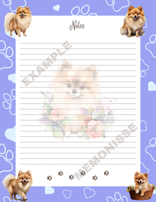 Pomeranian Notepad!