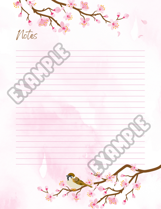 Pink Spring Cherry Blossom