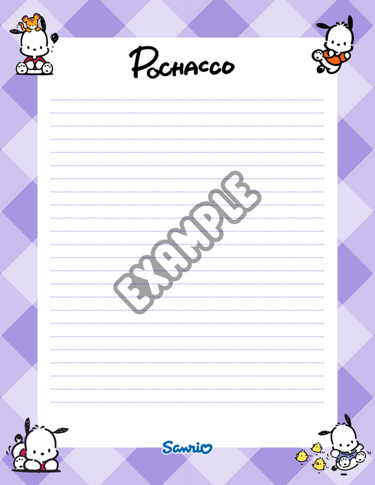 Pochacco Notepad