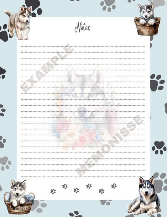 Siberian Husky Notepad!
