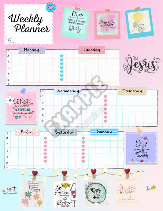 Christian Weekly Planner