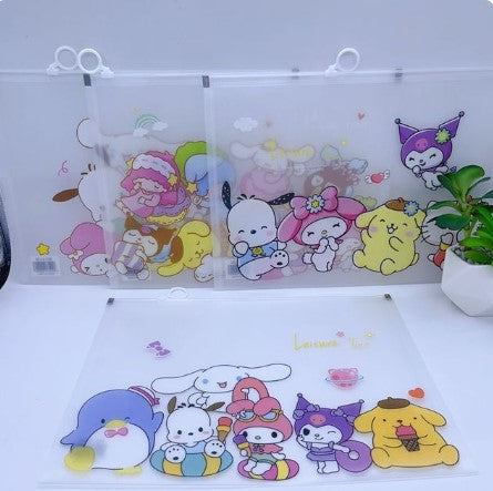 PVC Sanrio Folder Zipper Style